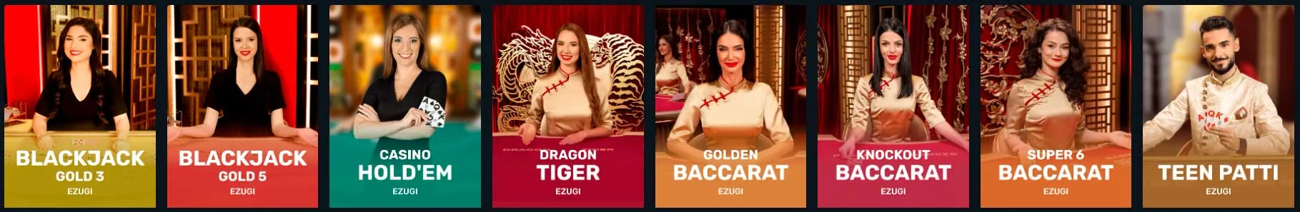 Card games Cobra Casino